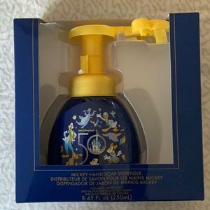 NIB Walt Disney World 50th Anniversary soap dispenser